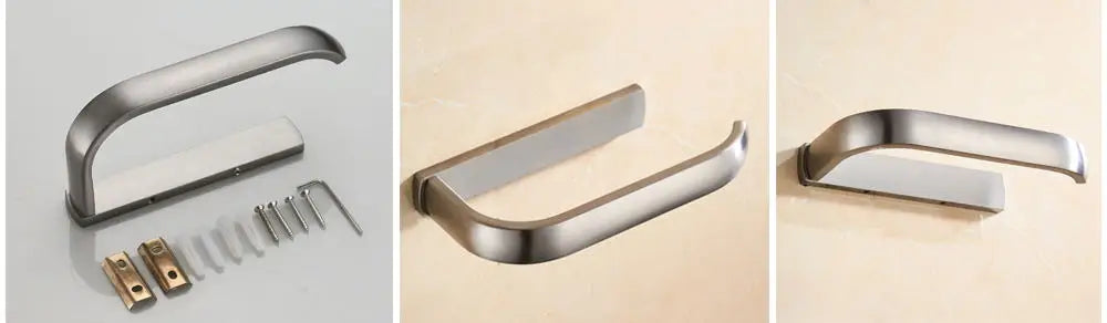 Copper Brass Brushed Toilet Paper Holder Chrome Black