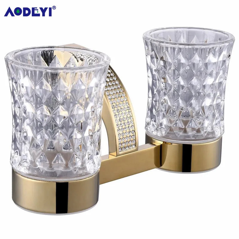 Czech Crystal Bathroom Hardware Robe Hook Towel Rail