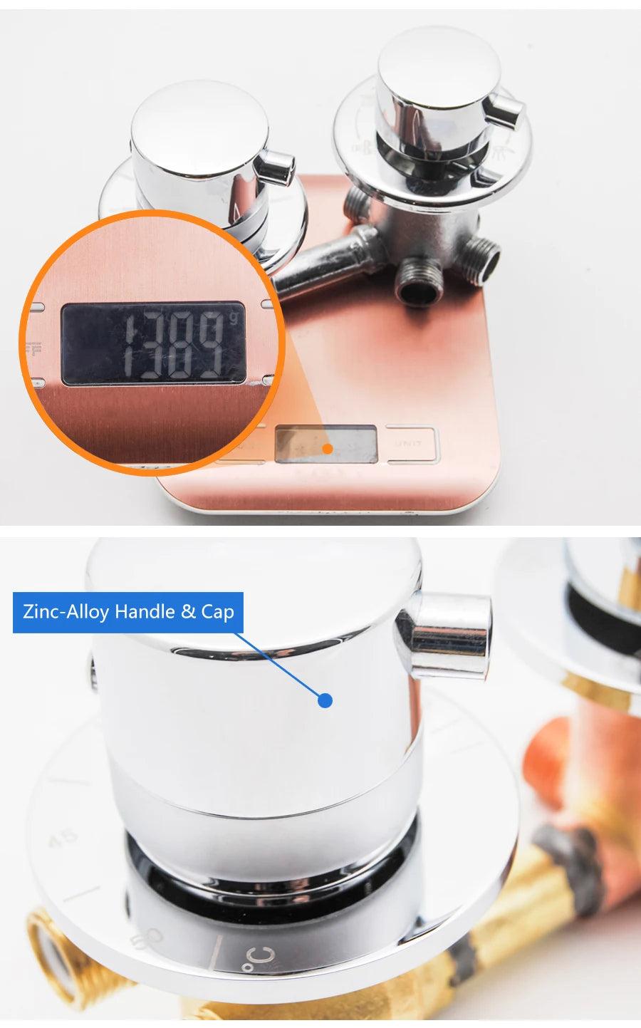 Vagsure 2/3/4/5ways Outlet Brass Mixing Valve Diverter