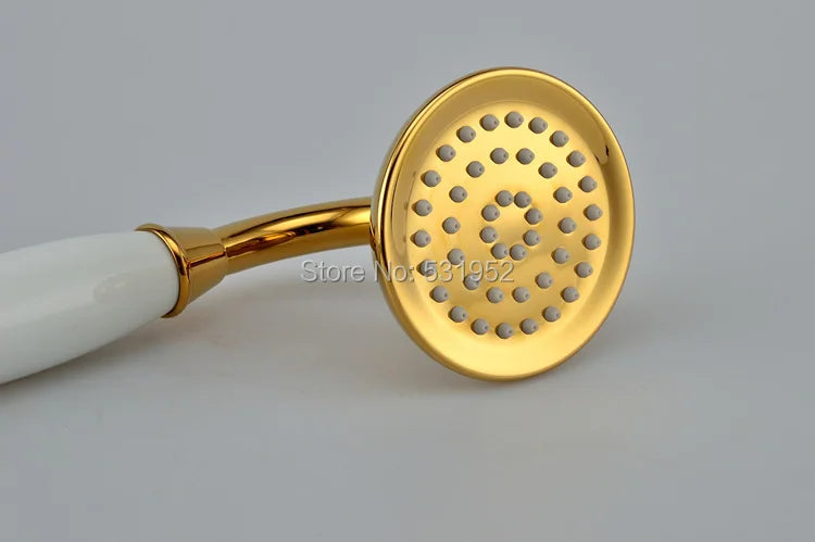 Pvd-Ti Gold Finish Brass Telephone Hand Held Shower