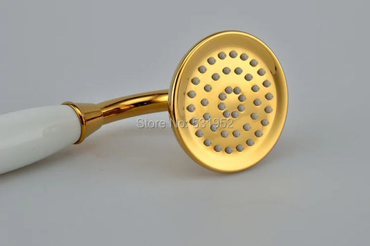 Pvd-Ti Gold Finish Brass Telephone Hand Held Shower