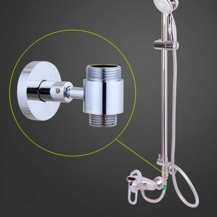 1/2 Brass Valve Bathroom Shower Faucet Water Splitter