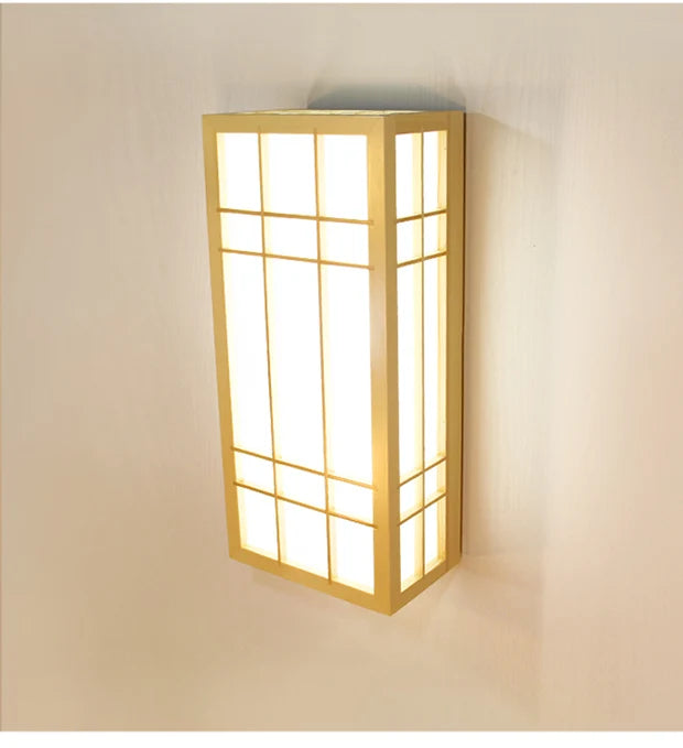 Modern Japanese Wall Lamp Tatami Style Minimalist Wall