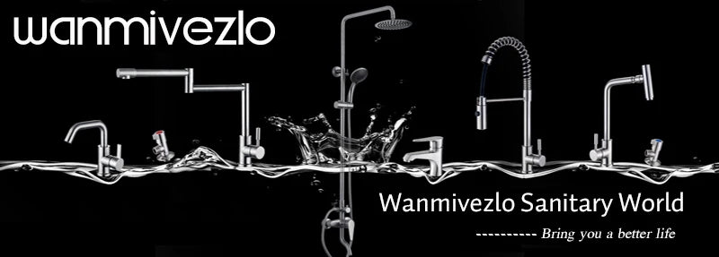 Brushed Gold Sink Faucet 360 Rotation Folding Faucet