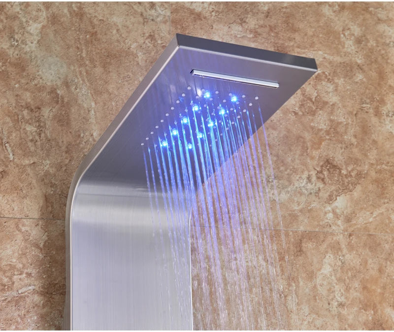 Led Bathroom Shower Panel Modes Intelligent Lcd Shower