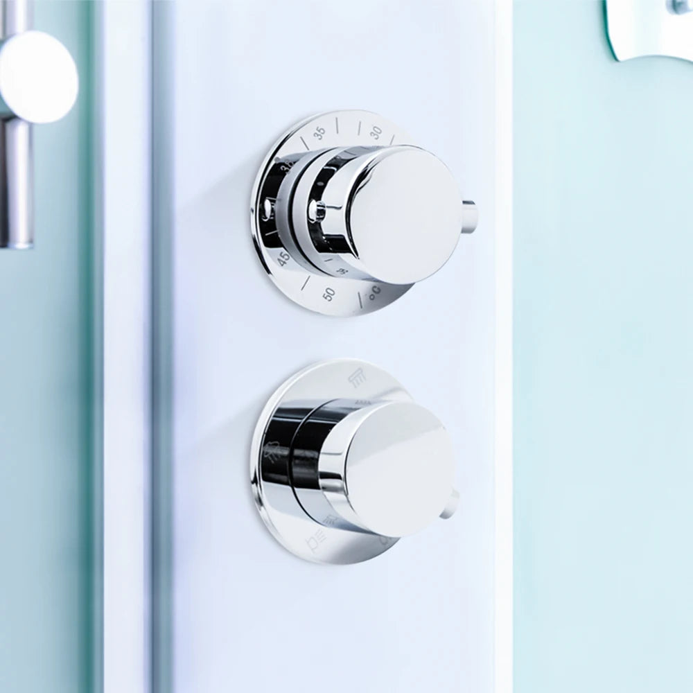 Split Type Thermostatic Shower Cabin Faucet Tap Shower