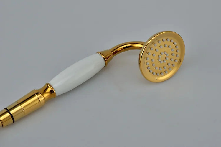 Pvd-Ti Gold Finish Brass Telephone Hand Held Shower