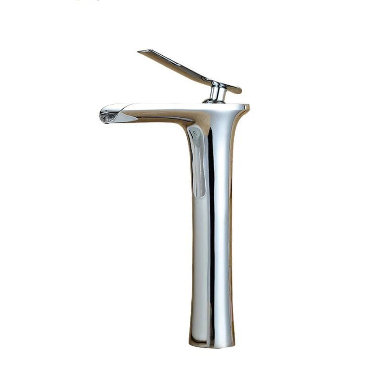 Basin Faucets Modern White Bathroom Faucet Waterfall Faucets