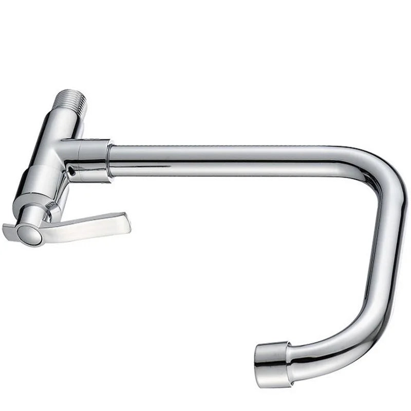 Wall Mount 360 Rotating Swivel Basin Sink Faucet