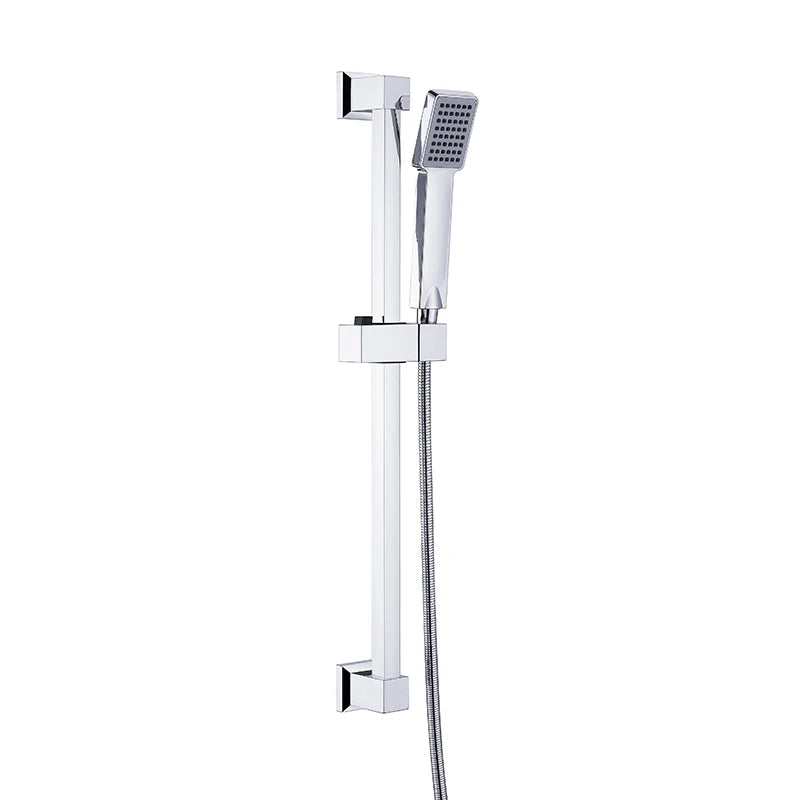 Square Adjustable Lifting Shower Slide Bar Shower Holder