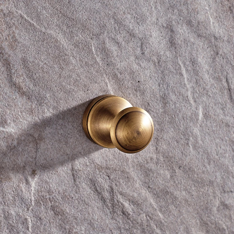 20-Piece Antique Brass Wall Mounted Bathroom Hardware Toilet