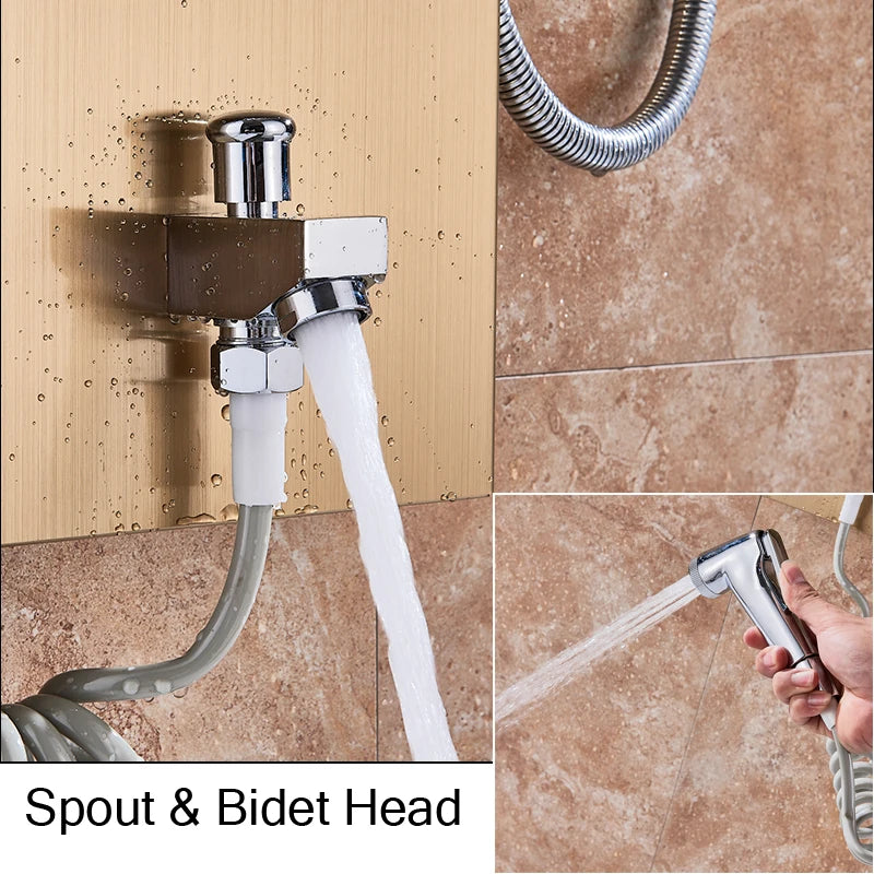 Led Bathroom Shower Panel Modes Intelligent Lcd Shower