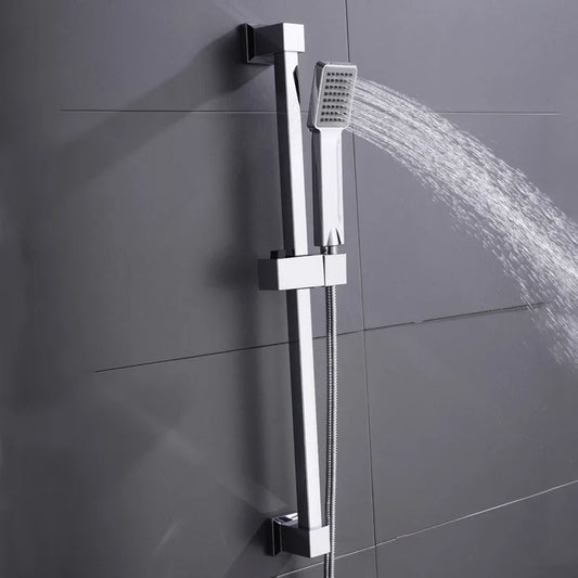 Square Adjustable Lifting Shower Slide Bar Shower Holder