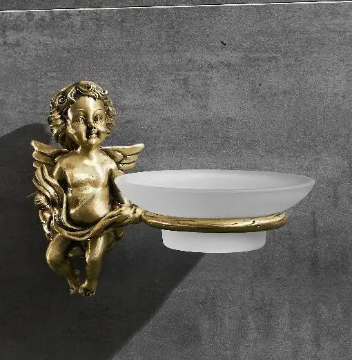 Antique Bronze Bathroom Hardware Towel Ring Robe Hook