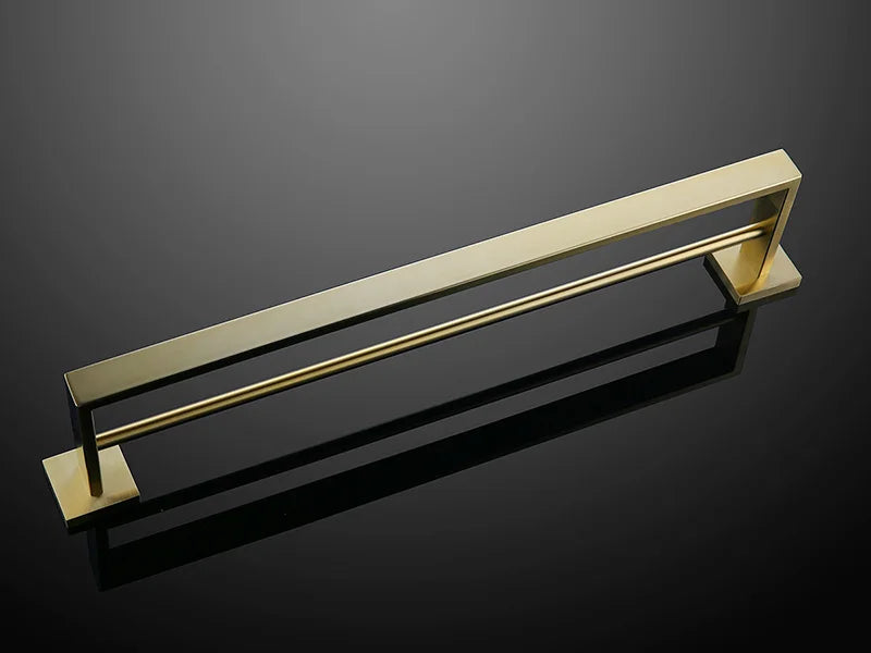 Gold Brushed Bathroom Hardware Towel Bar Rail Toilet