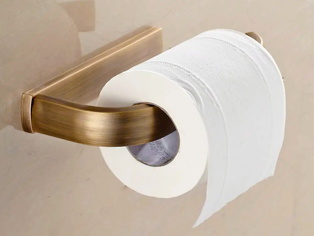 Copper Brass Brushed Toilet Paper Holder Chrome Black