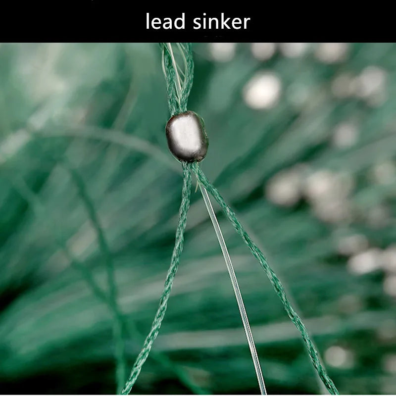 Monofilament Nylon Fishing Net 3layer Sink Gill Net