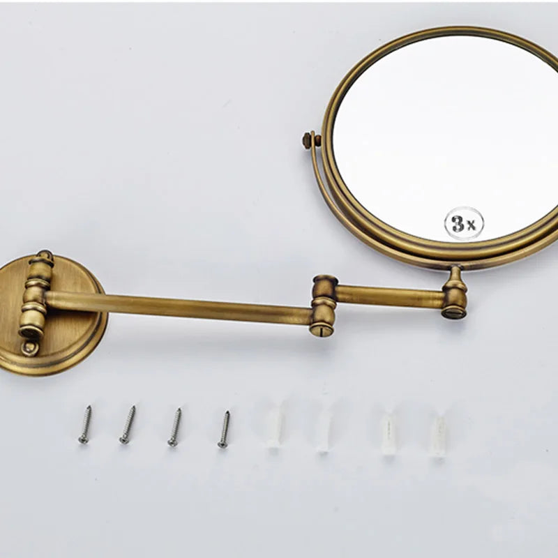 20-Piece Antique Brass Wall Mounted Bathroom Hardware Toilet