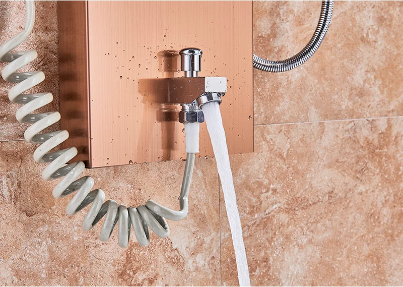 Led Bathroom Shower Panel Modes Intelligent Lcd Shower