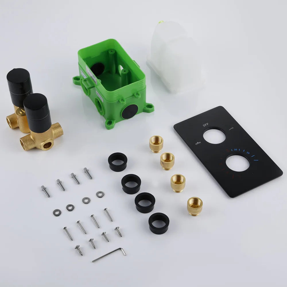 Solid Brass Trim Volume Theremostatic Mixing Valve 1/2