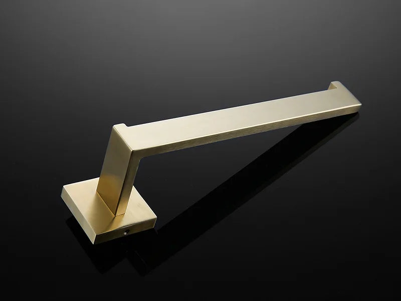 Gold Brushed Bathroom Hardware Towel Bar Rail Toilet