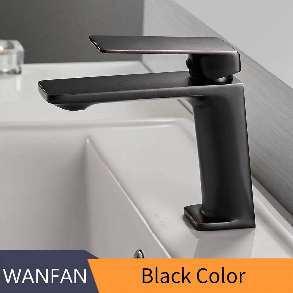 Basin Faucet Bathroom Sink Faucet Handle Hole Chrome