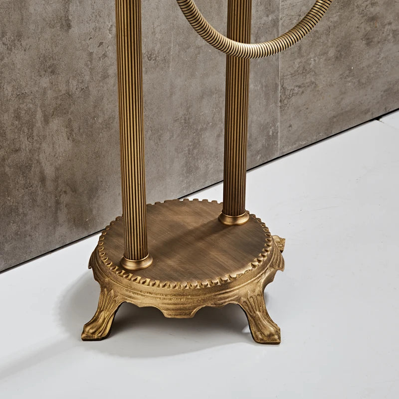 Luxury Antique Brass Bathroom Floor Mounted Standing Bathtub