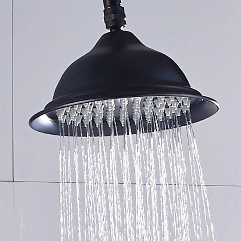 Luxury Shower Faucet Dual Handle Rainfall Bathroom Shower