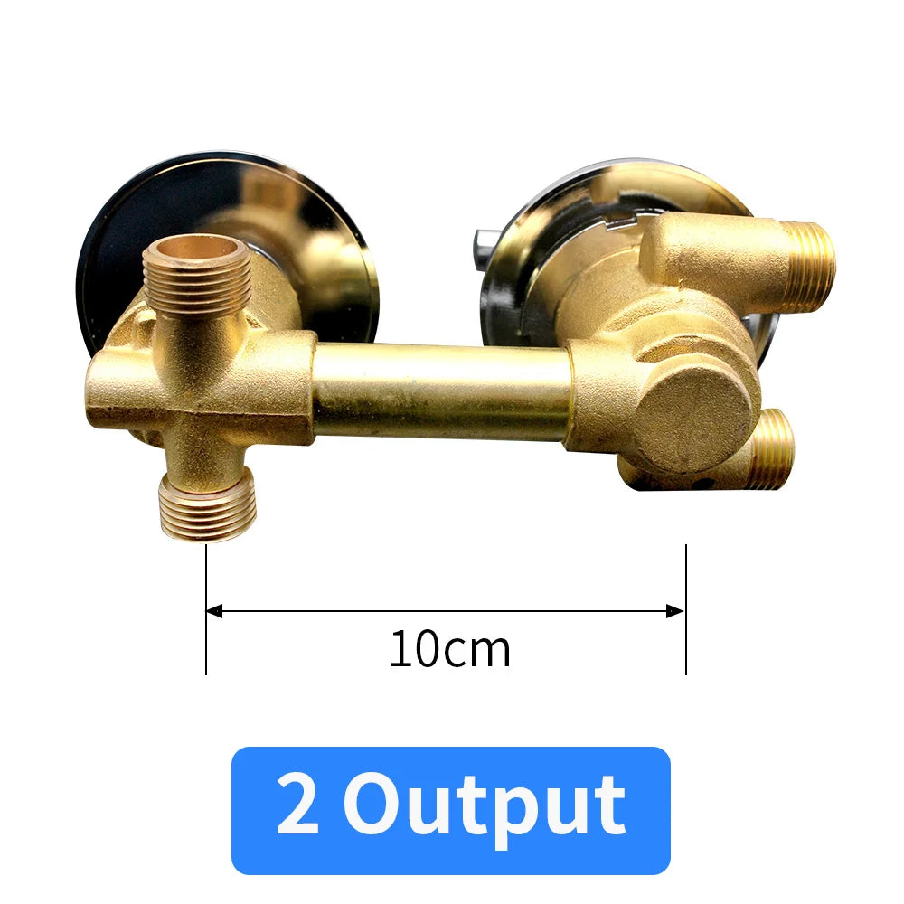 2/3/4/5 Way Output Brass Shower Valve Mixer Thermostatic