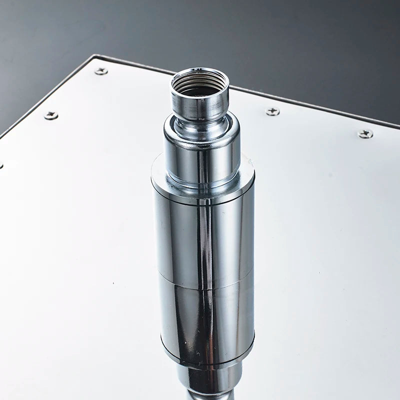 Luxury Brushed Nickel/Chrome/Black Led 16inch Rainfall Shower
