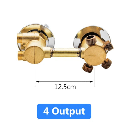 Vagsure 2/3/4/5ways Outlet Brass Mixing Valve Diverter