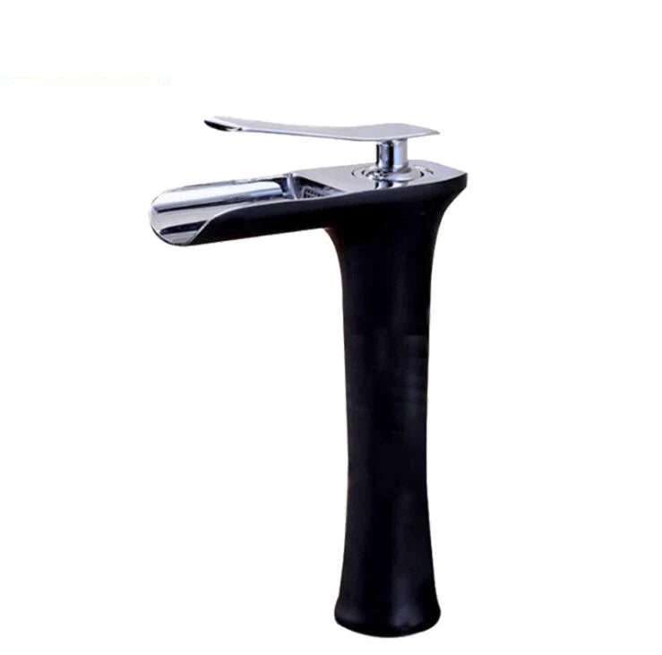 Basin Faucets Modern White Bathroom Faucet Waterfall Faucets
