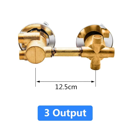 2/3/4/5 Way Output Brass Shower Valve Mixer Thermostatic