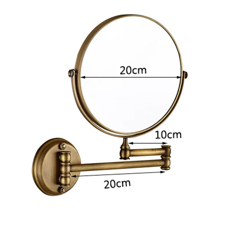 20-Piece Antique Brass Wall Mounted Bathroom Hardware Toilet