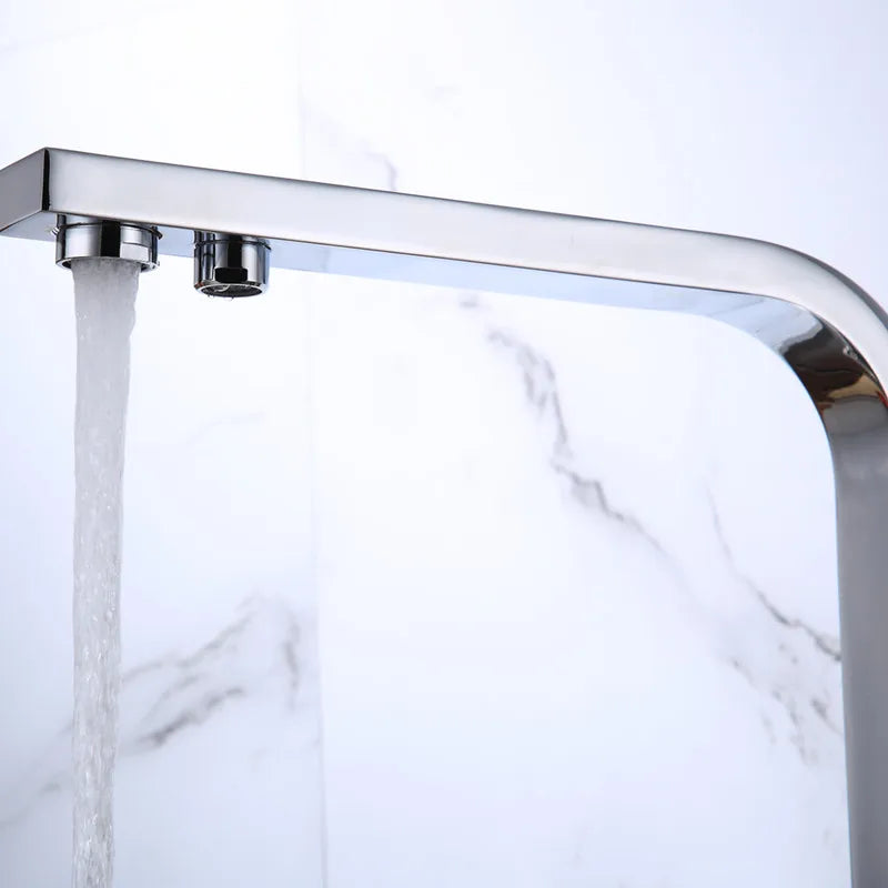Brushed/Chrome Brass Filter Faucets 360 Rotate Faucets Water