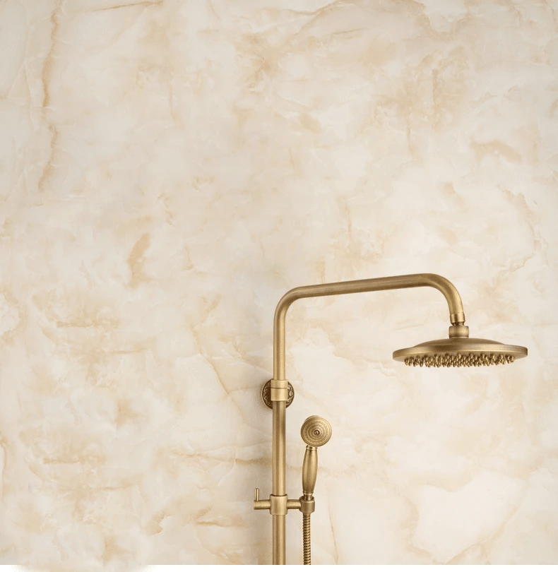 20-Piece Antique Brass Wall Mounted Bathroom Hardware Toilet