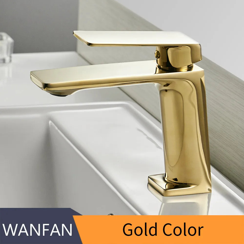 Basin Faucet Bathroom Sink Faucet Handle Hole Chrome