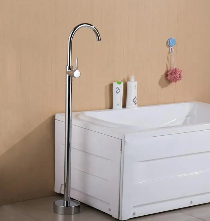 Bathtub Faucets Antique/ Black Floor Mounted Standing Bathtub