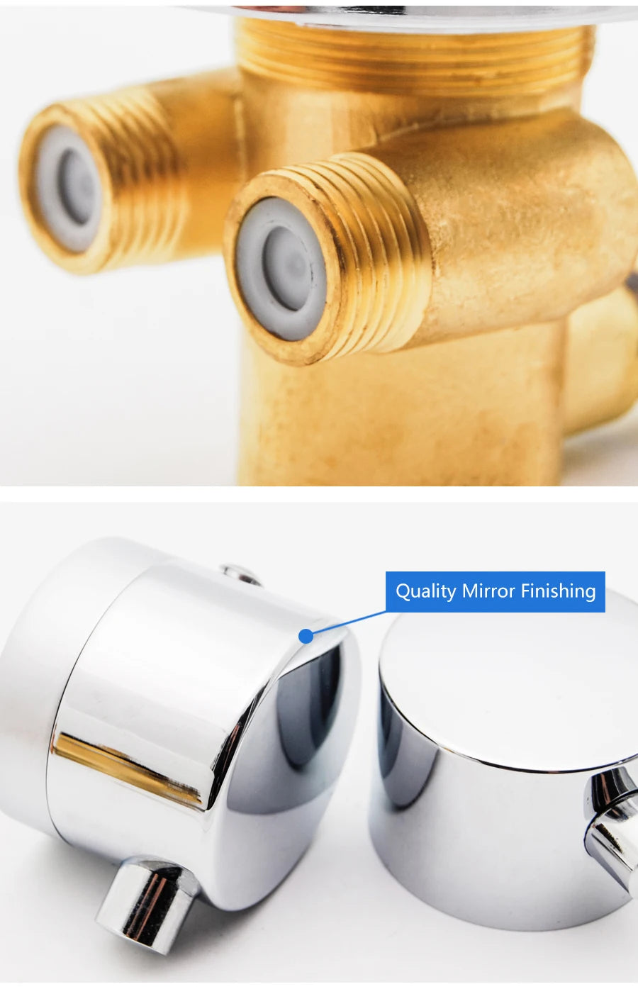 2/3/4/5 Way Output Brass Shower Valve Mixer Thermostatic