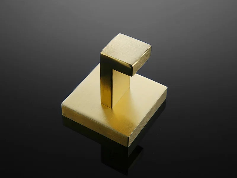 Gold Brushed Bathroom Hardware Towel Bar Rail Toilet