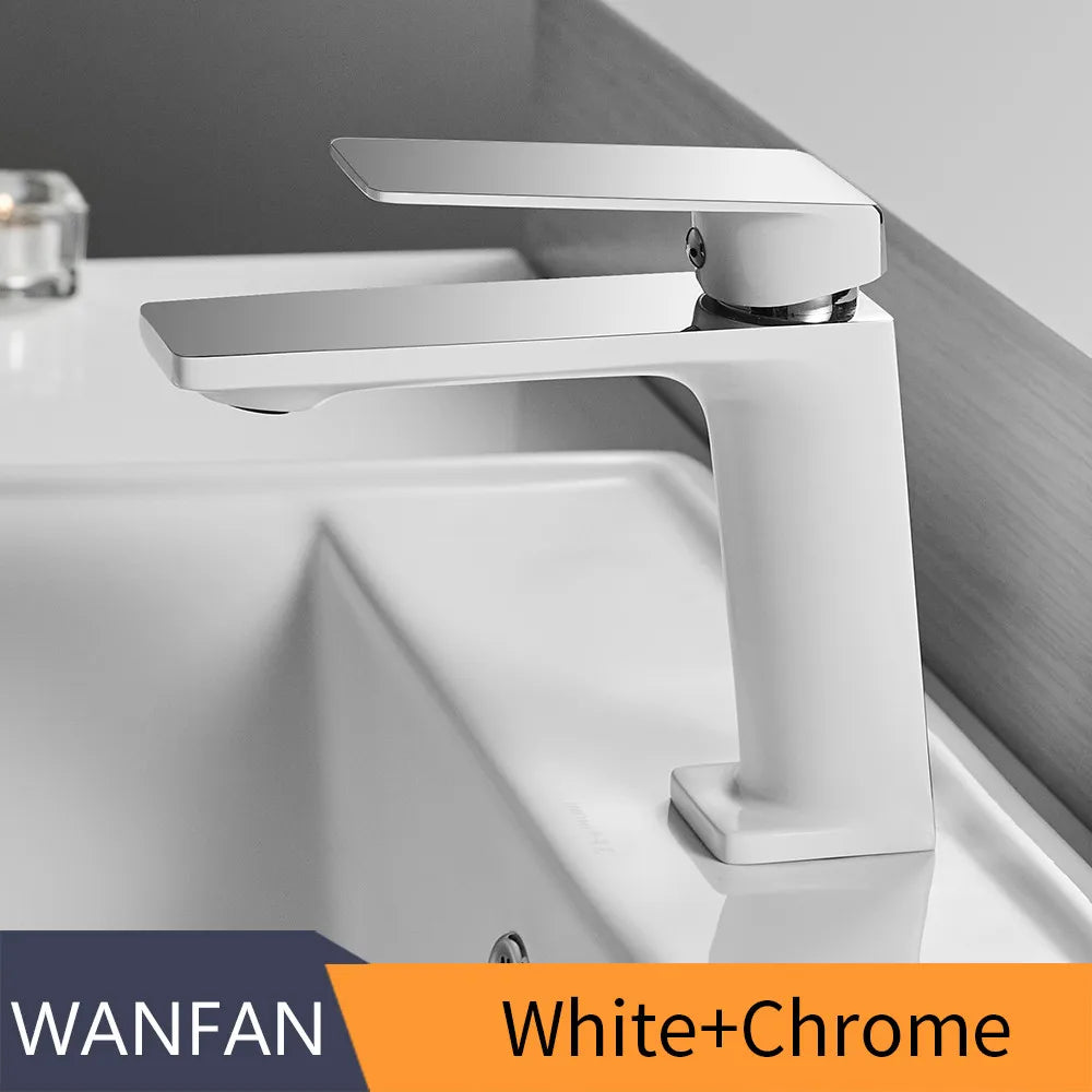 Basin Faucet Bathroom Sink Faucet Handle Hole Chrome