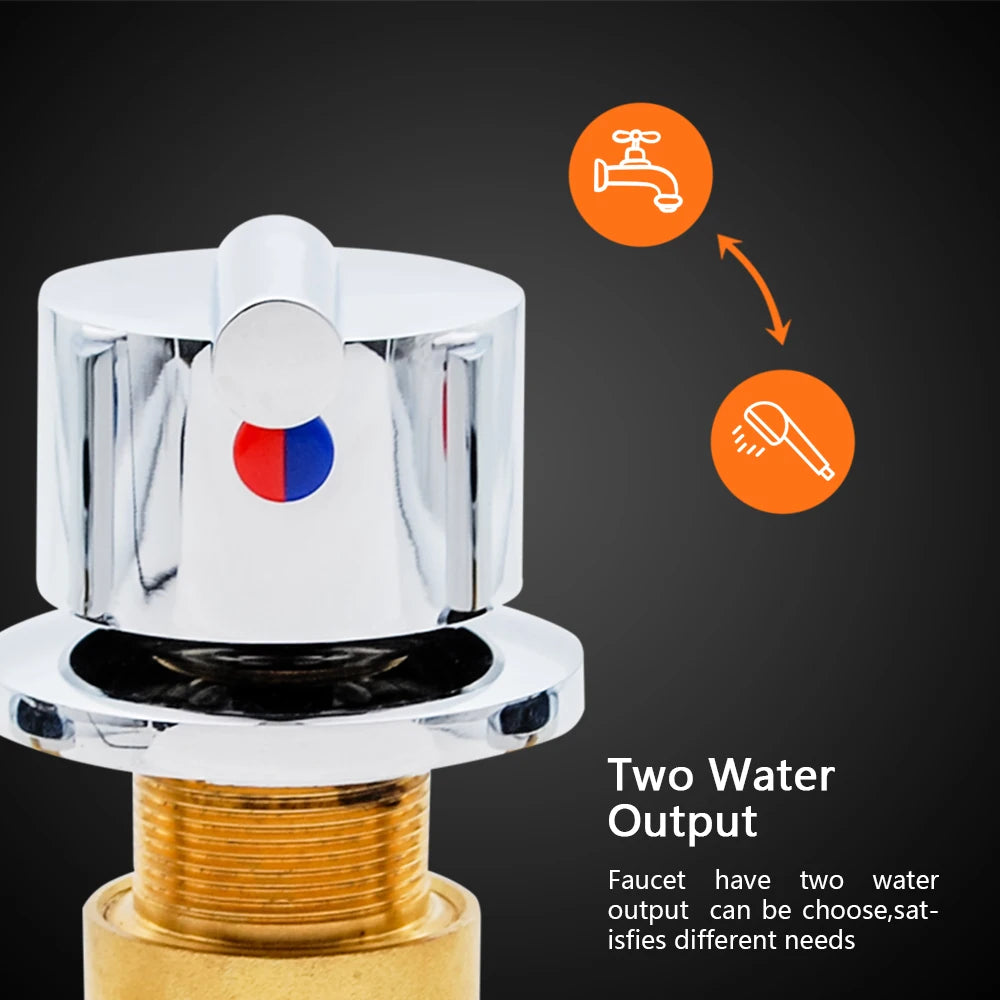Vagsure Cold Water Copper Massage Bathtub Faucet Bathroom
