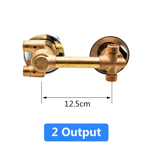 Vagsure 2/3/4/5ways Outlet Brass Mixing Valve Diverter