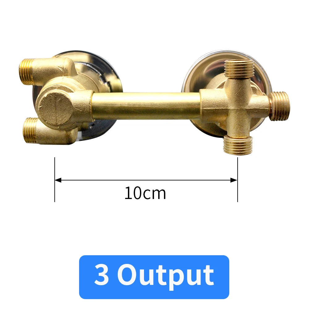 2/3/4/5 Way Output Brass Shower Valve Mixer Thermostatic