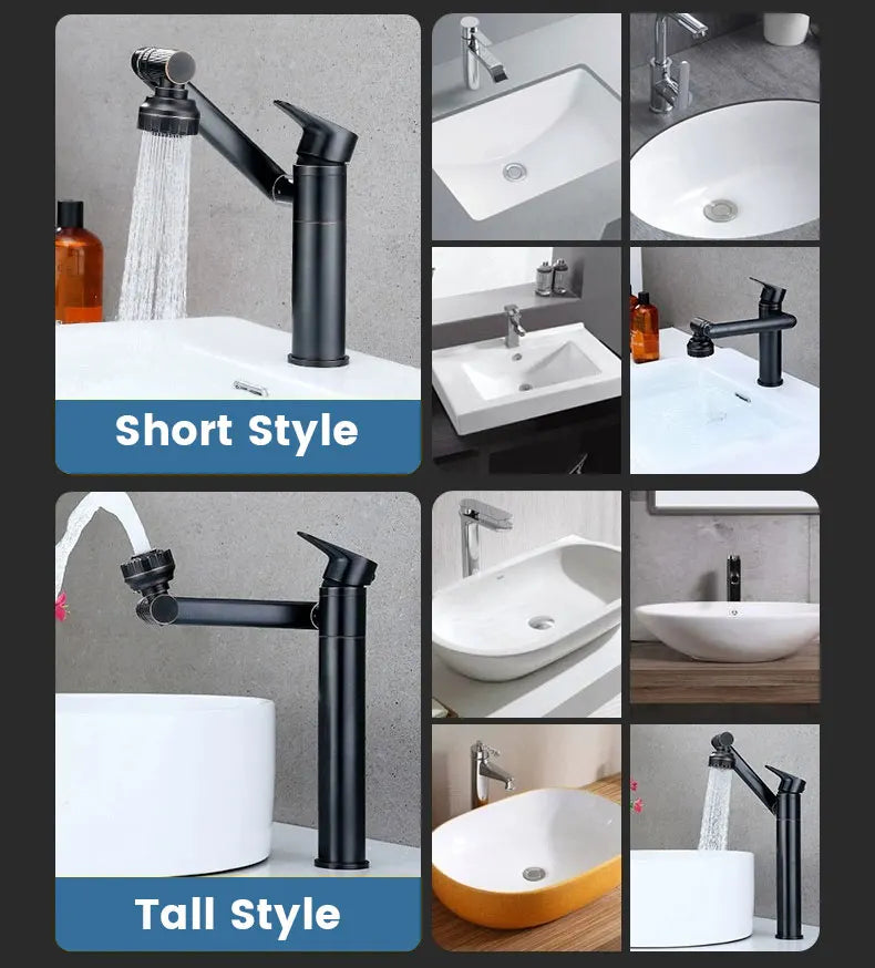 1080 Degree Basin Faucet Sink Faucet Bathroom Faucet