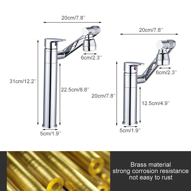 Ellen Bathroom Sink Faucet Cold Water Mixer Crane