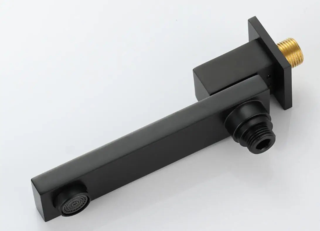 Brushed Gold Or Black Wall Mounted Faucet Diverter
