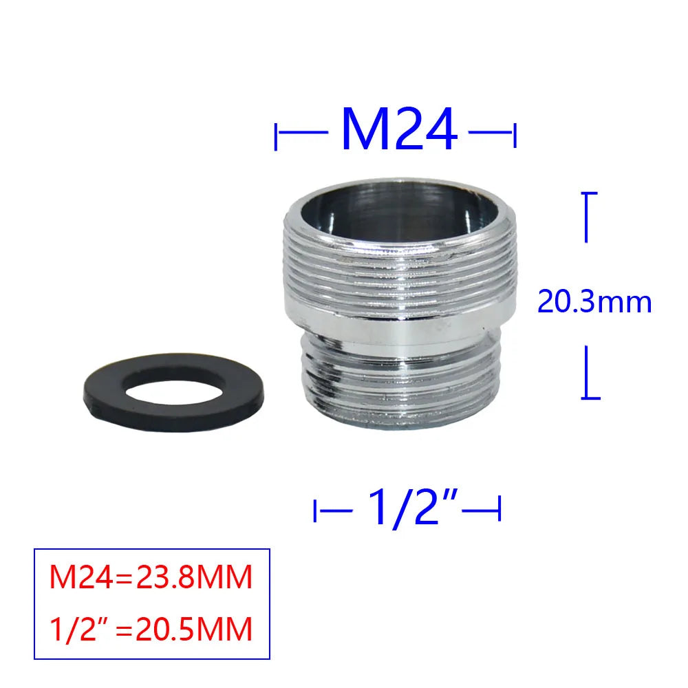 1pc Brass 1/2 Male To M22 M24 M20