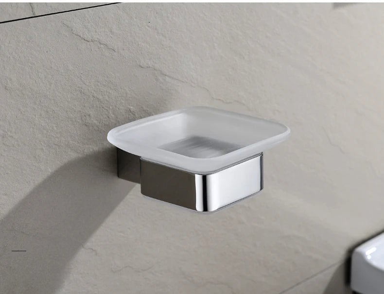 Stainless Steel Bathroom Wall Shelf Towel Bar Rack