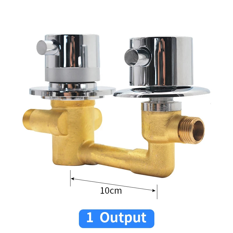 2/3/4/5 Way Output Brass Shower Valve Mixer Thermostatic